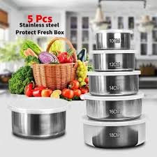 Stainless Steel Bowl Set Of 5