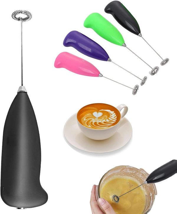Electric Egg Beater Milk Drink Coffee Whisk Mixer (mix/random Color)