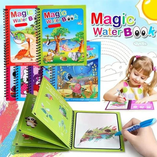Magic Water Book With Pen ( Random Book )