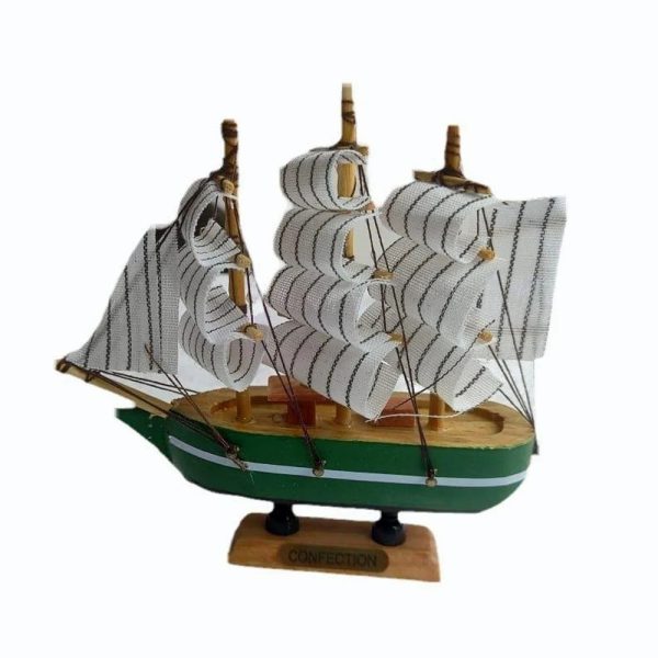 Wooden Sailing Boats Ship Model | Handcrafted Boat Home Decoration
