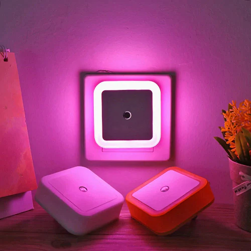 1 Pc Led Night Light  (pink Color)
