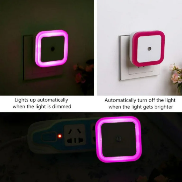1 Pc Led Night Light  (pink Color)
