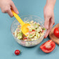 1 Piece Serving Spoon Long Handle Silicone  ( Random Color )