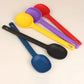 1 Piece Serving Spoon Long Handle Silicone  ( Random Color )