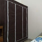 3 Door Fancy & Portable Foldable Closet Wardrobe Storage Organizer With Shelves Foe Multi Purpose