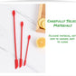 3 Pcs Mini Silicone Telescopic Spatula And Scooping Spoon