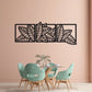 3d Wooden 3 Piece Long Leaf Panels | Wall Hanging Wooden Art | Wall Art I Wall Art For Room Decoration