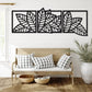 3d Wooden 3 Piece Long Leaf Panels | Wall Hanging Wooden Art | Wall Art I Wall Art For Room Decoration