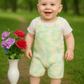 Handmade Crochet Baby Outfit with Matching Shoes – 1 Year Old ( Random color) )