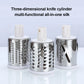 Tabletop Drum Grater | Manual Vegetable Cutter Slicer & Grater ( Random Color )