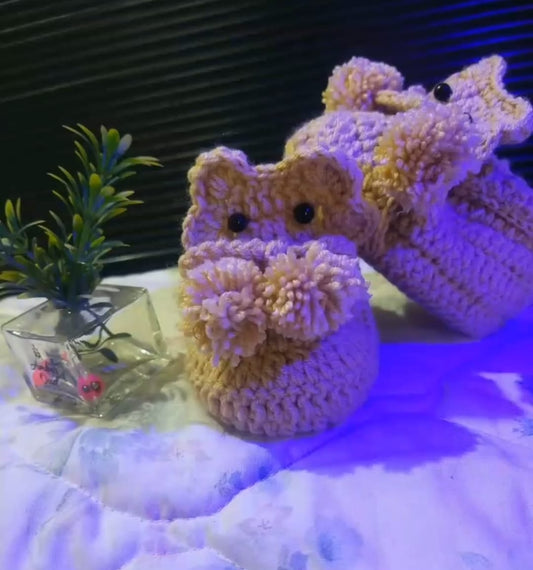 Handmade Crochet Baby Shoes – Custom Size for 6 Months to 1 Year"