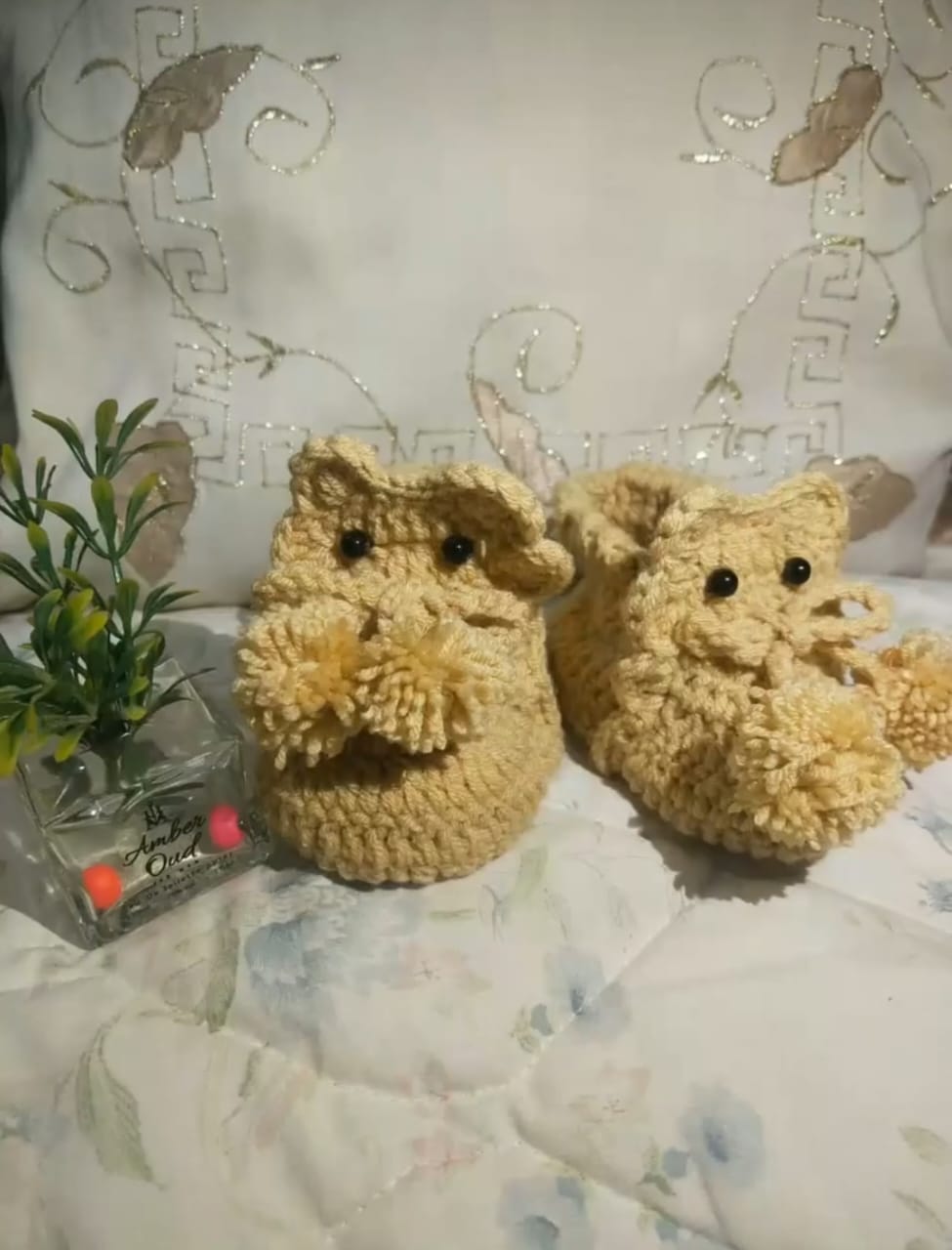 Handmade Crochet Baby Shoes – Custom Size for 6 Months to 1 Year"