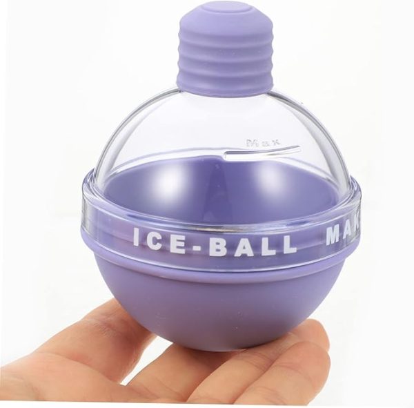 Bulb Ice Cube Hockey Mold Silicone Ice Maker Ball Tray (random Color)