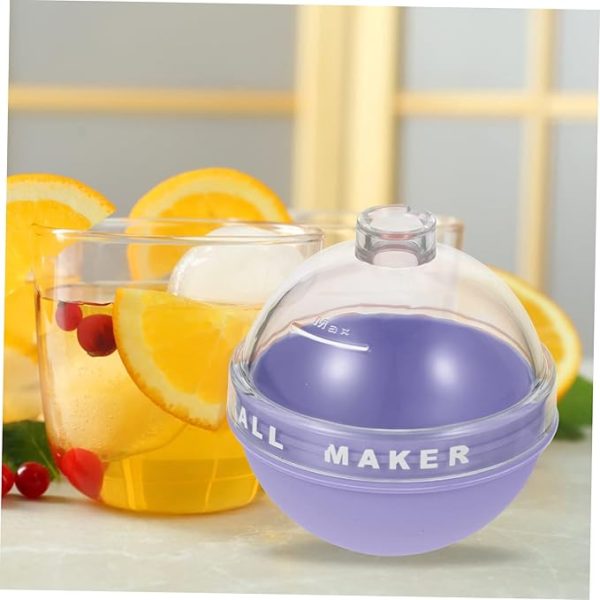 Bulb Ice Cube Hockey Mold Silicone Ice Maker Ball Tray (random Color)