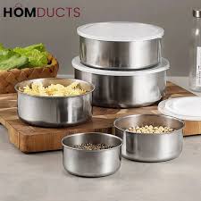 Stainless Steel Bowl Set Of 5