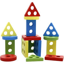 Lewo Wooden Puzzle Toddler Toys Shapes