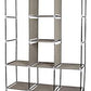 3 Door Fancy & Portable Foldable Closet Wardrobe Storage Organizer With Shelves Foe Multi Purpose
