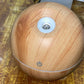 Essential Oil Diffuser Aroma Air Wood Humidifier With Colorful Change Mist Maker For Home (random Color)