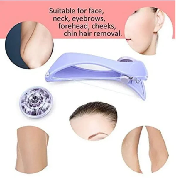 Eyebrow Threading Tool|| Modern Plastic Cotton Facial & Body Hair Remover For Women