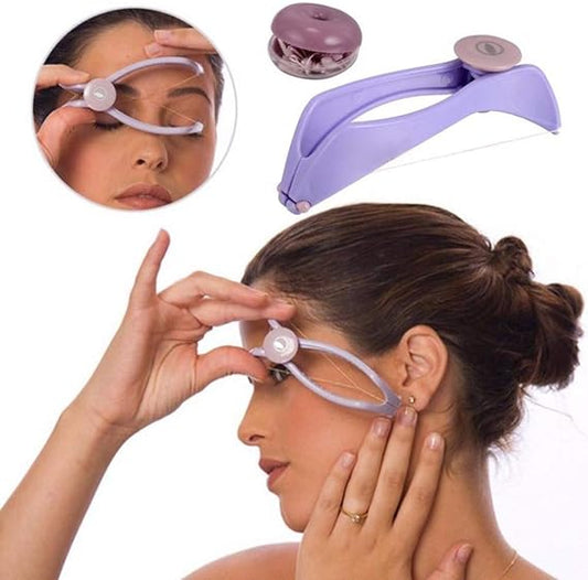 Eyebrow Threading Tool|| Modern Plastic Cotton Facial & Body Hair Remover For Women