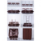 3 Door Fancy & Portable Foldable Closet Wardrobe Storage Organizer With Shelves Foe Multi Purpose
