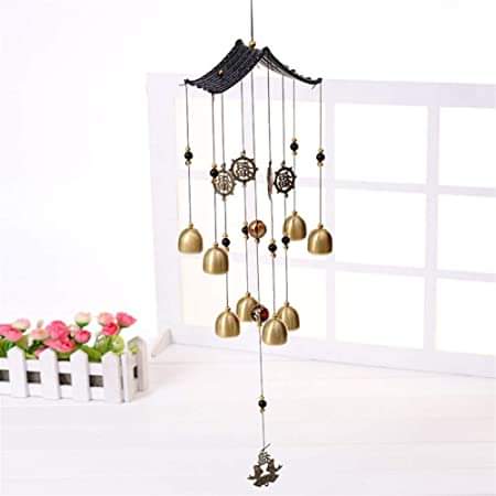 Wind Twin Metal Aluminum Wind Chimes Door Bells