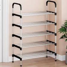 5 Layer Stainless Steel Layer Shoe Rack