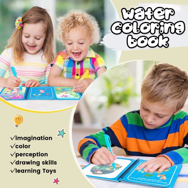 Magic Water Book  With Pen ( Random Book )