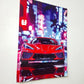 Metal Wall Art, Car Design Metal Printed Wall Décor