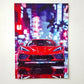 Metal Wall Art, Car Design Metal Printed Wall Décor