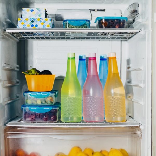 Pack Of 4 Plastic Jumbo Water Bottles (random Color)