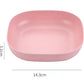 Plate Set Pack Of 10 | Plastic Spit Bone Dish Plates Plates Set With Holder (random Colours)