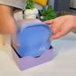 Plate Set Pack Of 10 | Plastic Spit Bone Dish Plates Plates Set With Holder (random Colours)