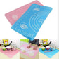Silicone Pastry Mat Heat-resistant, Reusable Rolling Surface For Dough, Pizza, Pie, And Fondant (random Color)