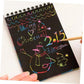 Small Scratch Note Pad | Rainbow Drawing Draft Books For Childrens (random Color)