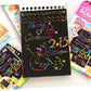 Small Scratch Note Pad | Rainbow Drawing Draft Books For Childrens (random Color)