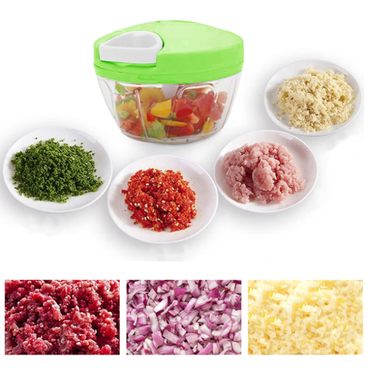 Speedy Chopper Manual Food Chopper For Vegetable(random Colors)